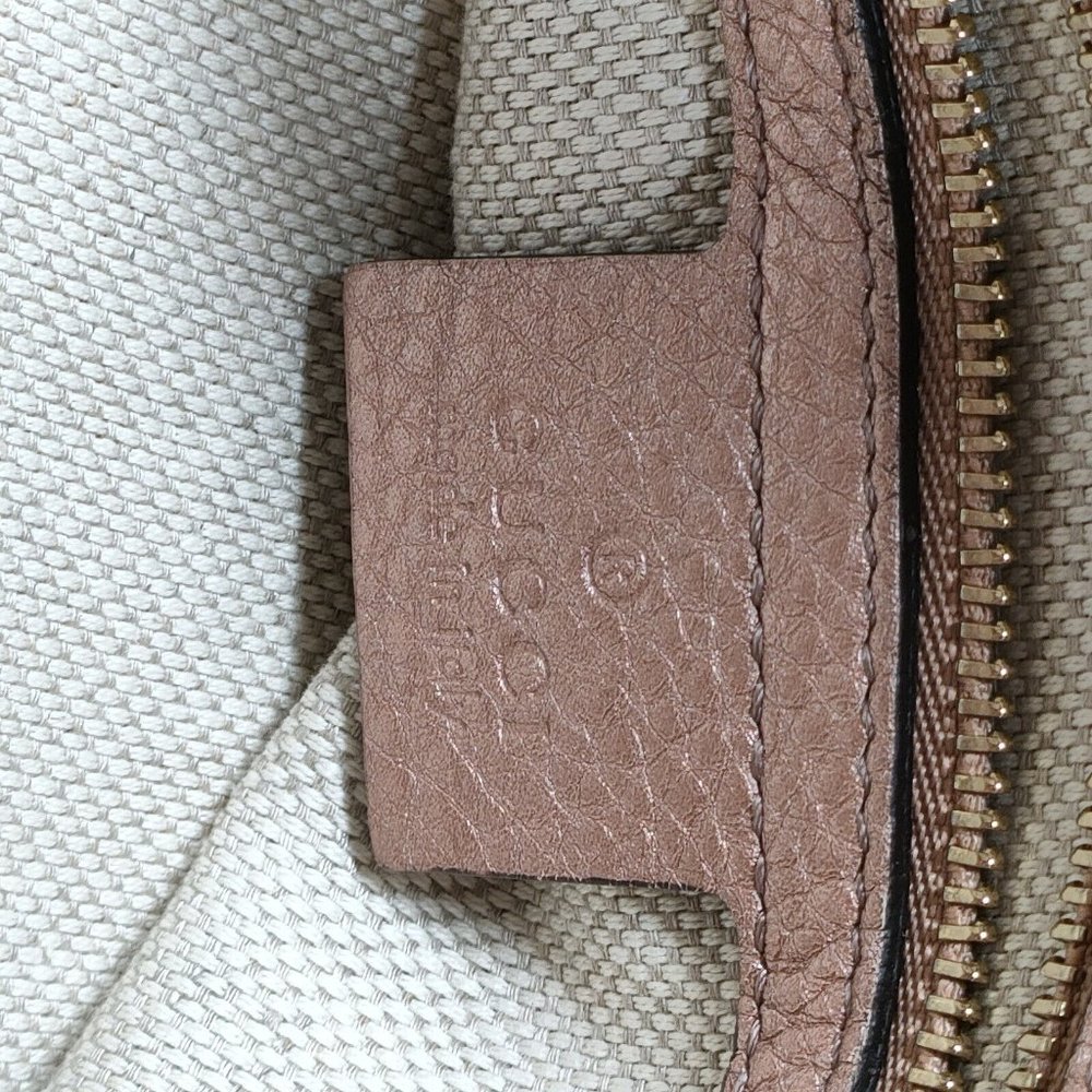 100% Authentic Gucci  Pink Leather Shoulder Bag - Picture 8 of 9